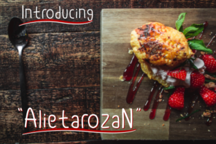 Alietarozan: A Handwritten Font for Bold Campaigns