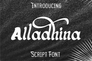 Alladhina Font: A Handwritten Typeface for Crafters