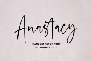 Anastacy: A Handwritten Font for Editorial Charm