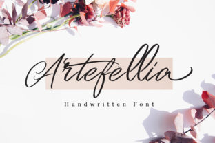 Artefellia: A Romantic Script Font for Clear Campaigns