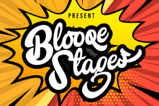 Blooqe Stages: A Bold Calligraphy Font for Branding