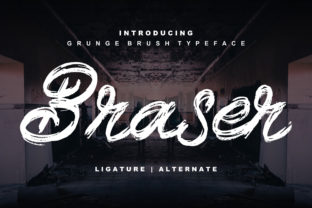 Braser Typeface Review: A Grungy Script for Bold Brands