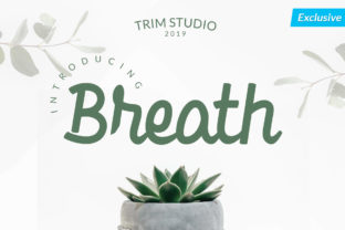 Breath Font: A Light Handwritten Typeface for Casual Branding