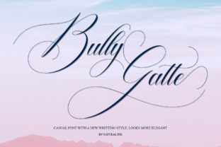 Bully Gatte: A Script Font for Editorial Design