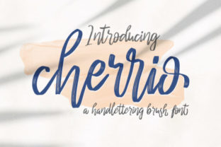 Cherrio Brush Font: A Playful Typeface for Summer Brands