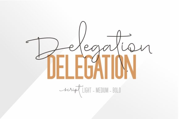 Delegation Family: A Versatile Typeface for Branding