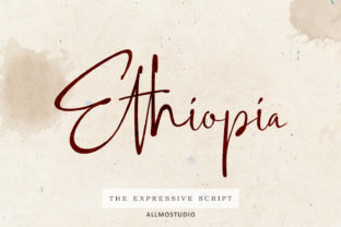 Ethiopia Font: A Casual Script for Editorial Design