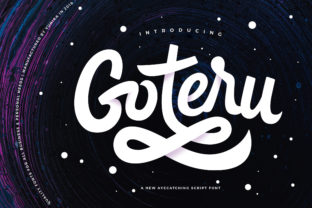 Goteru Font Review: Bold Swashes for Brand Identity