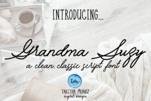 Grandma Suzy: A Vintage Script Font for Warm Campaigns