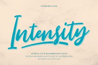 Intensity: The Handwritten Font for Bold Marketing