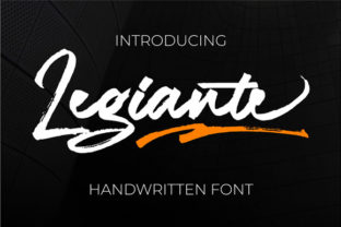 Legiante: A Handwritten Font for Authentic Branding