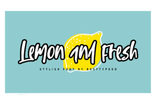 Lemon and Fresh: A Handwritten Typeface for Editorial Charm