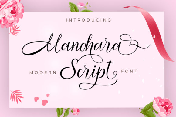 Manohara: A Bold Handwritten Font for Web Design