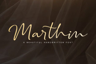 Marthin: A Handwritten Typeface for Editorial Design