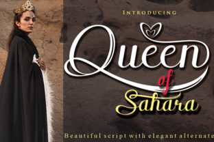 Queen of Sahara: A Premium Script Font for Elegant Branding