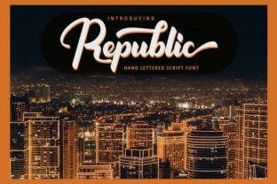 Republic Typeface: A Bold Handwritten Font for Editors