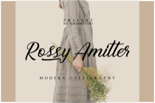 Rossy Amitter: A Handwritten Font for Modern Branding