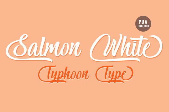 Salmon White: A Playful Handwritten Font for Web Design