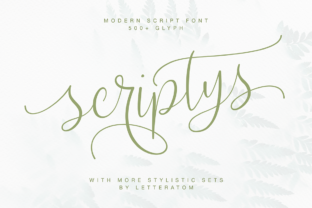 Scriptys: A Handwritten Font for Branding