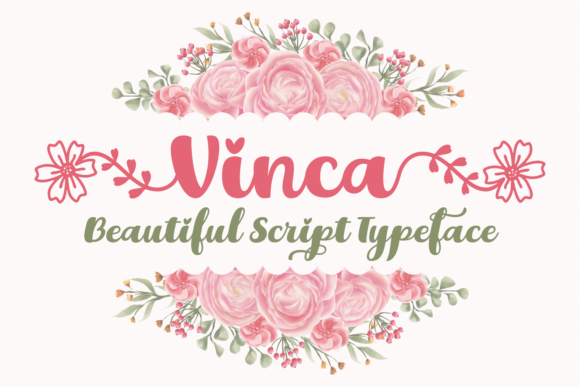 Vinca Font: A Romantic Script for Bold Branding