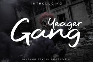 Yeager Gang: A Bold Script Font for Web Design